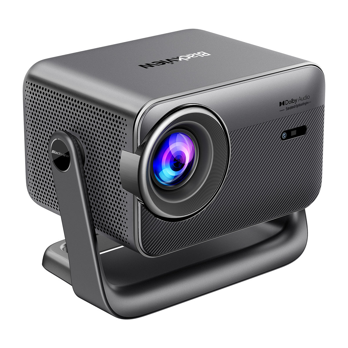 Blackview PV1000 Max Projecteur Gimbal LCD 150" 1000 lumens ANSI 4K 1080P avec Dolby Audio Certifié, compatible Apple TV+ et Netflix