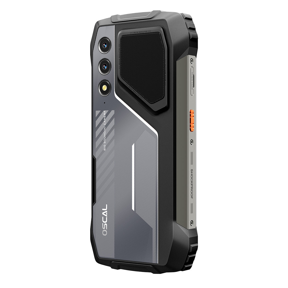 Oscal Pilot 1 6.67-Inch Stereo Loud Speaker & Dual-LED Flashlight 6+256GB MediaTek Helio G81 Octa-core Rugged 4G Phone