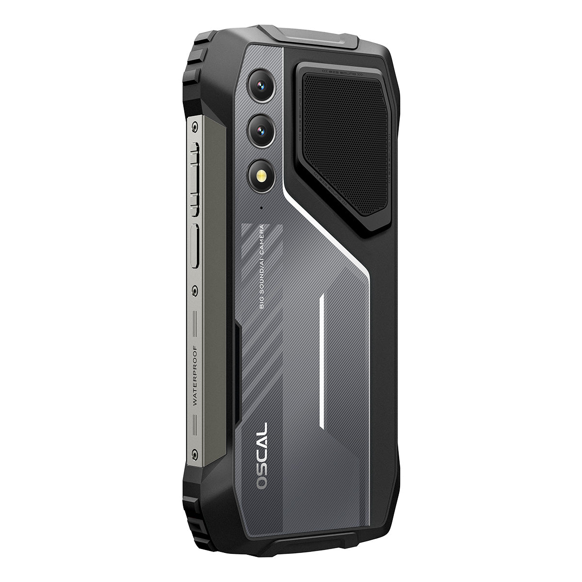 Oscal Pilot 1 6.67-Inch Stereo Loud Speaker & Dual-LED Flashlight 6+256GB MediaTek Helio G81 Octa-core Rugged 4G Phone