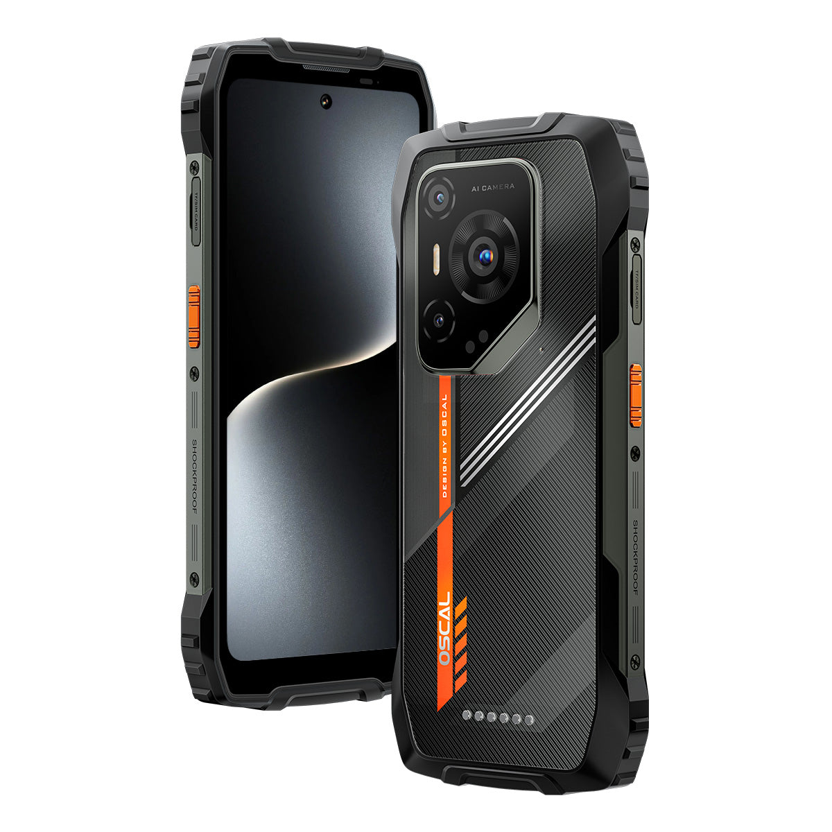 Oscal Pilot 3 6,78palcový MediaTek Dimensity 6300 12GB+256GB 50MP+20MP noční vidění fotoaparát 7500mAh 5G umělá inteligence venkovní mobilní telefon