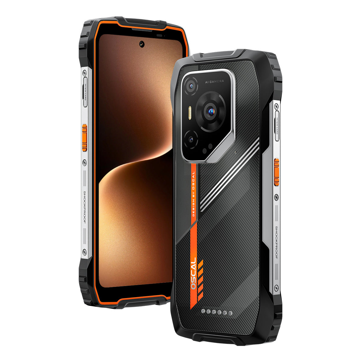 Oscal Pilot 3 6,78palcový MediaTek Dimensity 6300 12GB+256GB 50MP+20MP noční vidění fotoaparát 7500mAh 5G umělá inteligence venkovní mobilní telefon