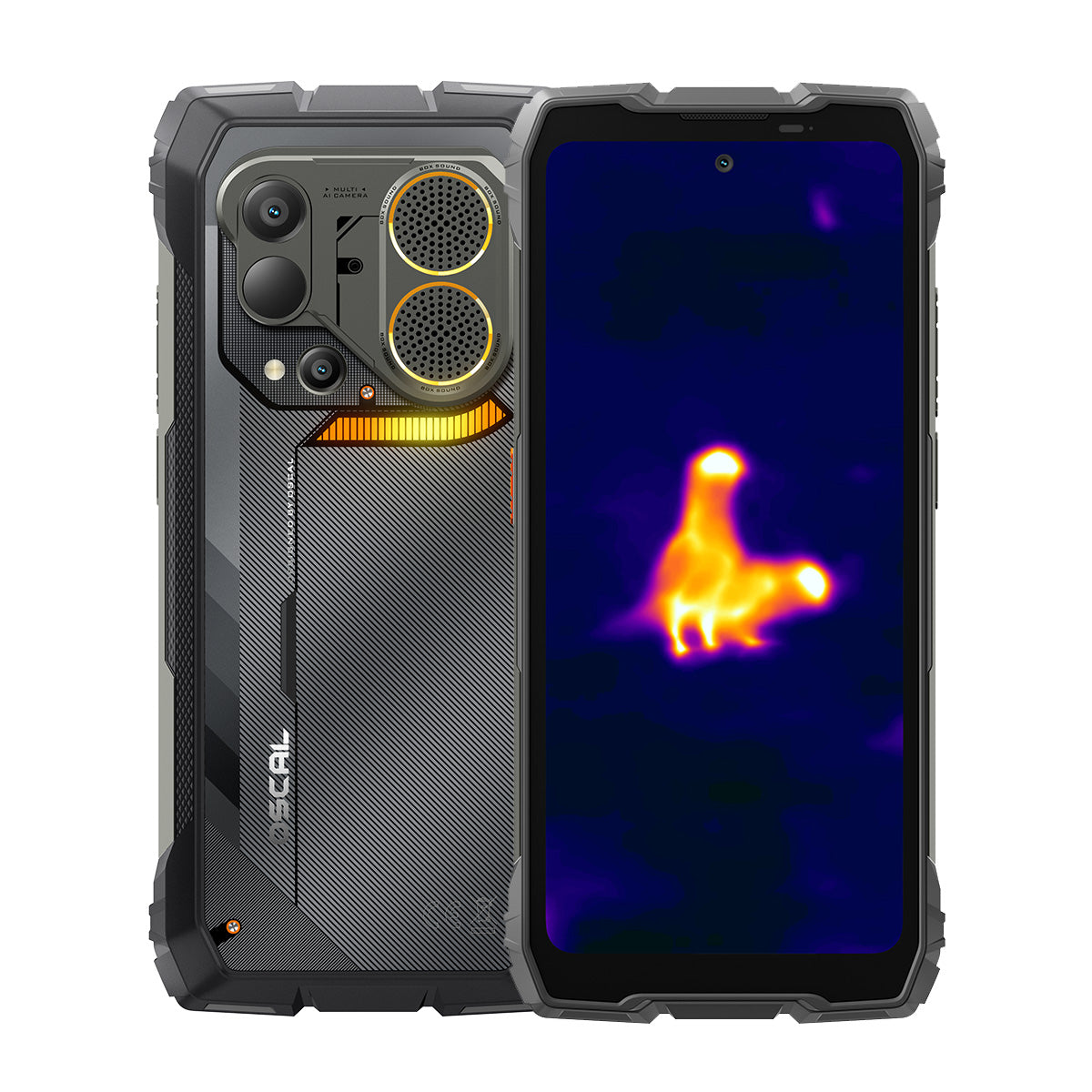 Oscal Pilot 6 Telefon robust cu imagistică termică 4G, ecran de 6,78 inci cu 120Hz, cameră de 108MP, difuzor puternic de 98dB și lanternă LED de 93 lumeni
