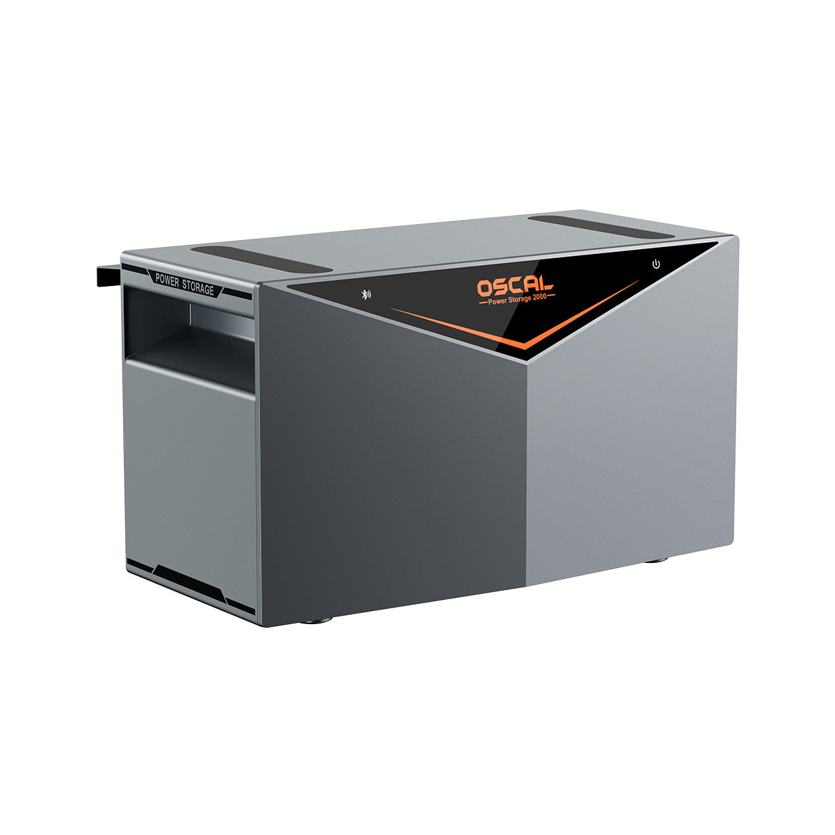 Oscal Power Storage 2000 Sistema de almacenamiento de energía para respaldo doméstico resistente de 2400W con apilamiento modular inalámbrico y expansión de 1920-9600Wh