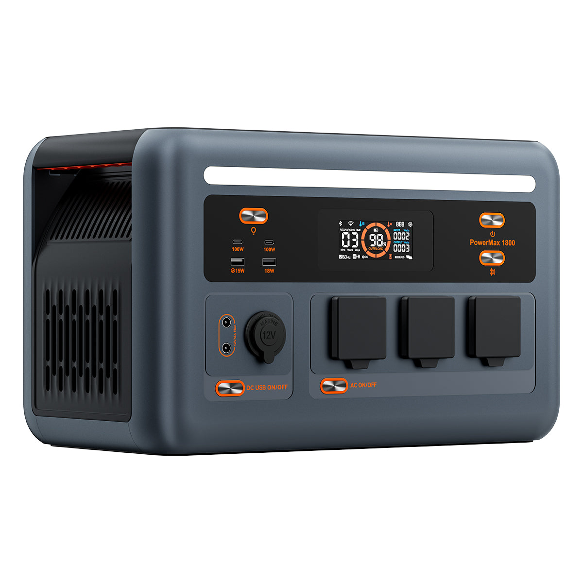 Oscal PowerMax 1800 1024Wh 1800W IP54 Étanche Onduleur de secours Station d'alimentation portable