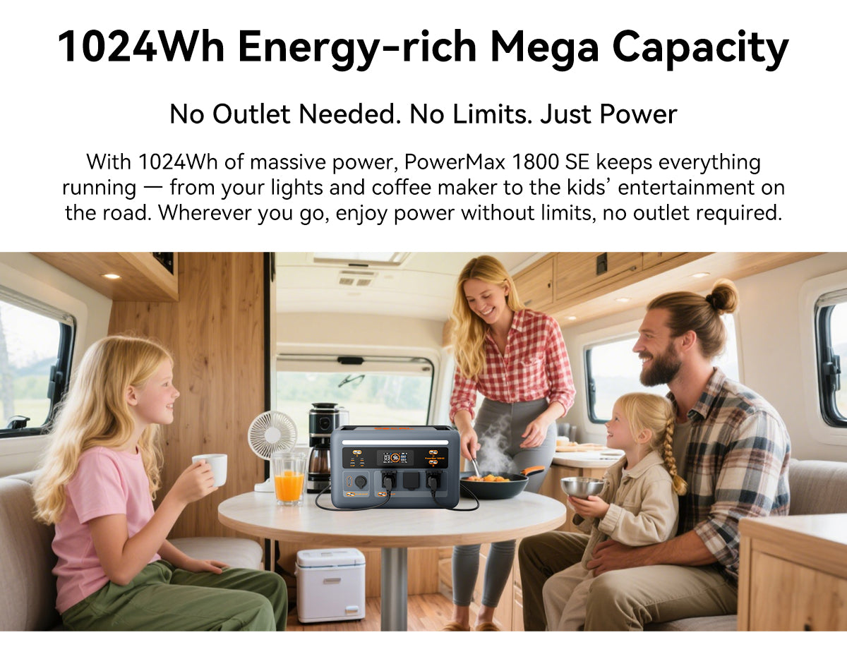 Oscal PowerMax 1800 SE Portable Power Station