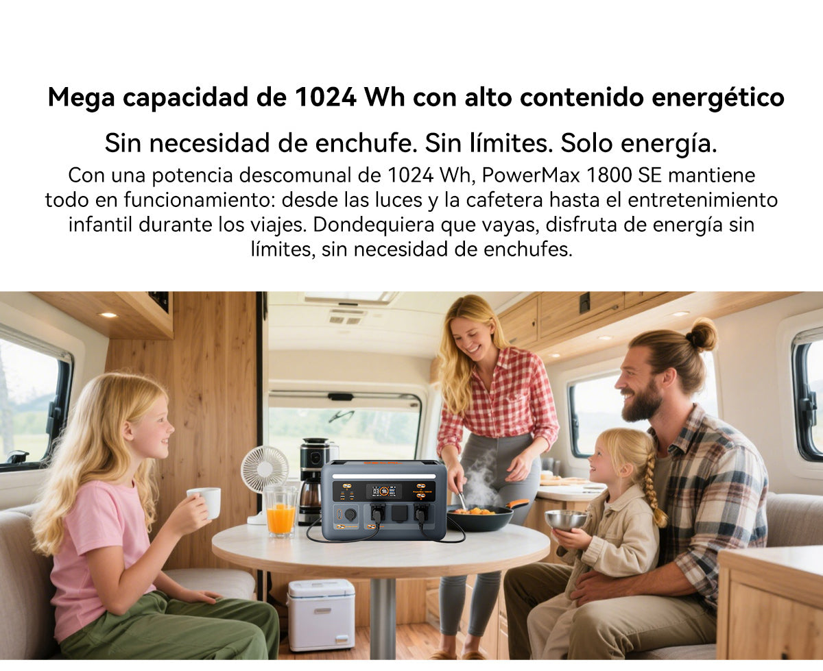 Estación de energía portátil Oscal PowerMax 1800 SE