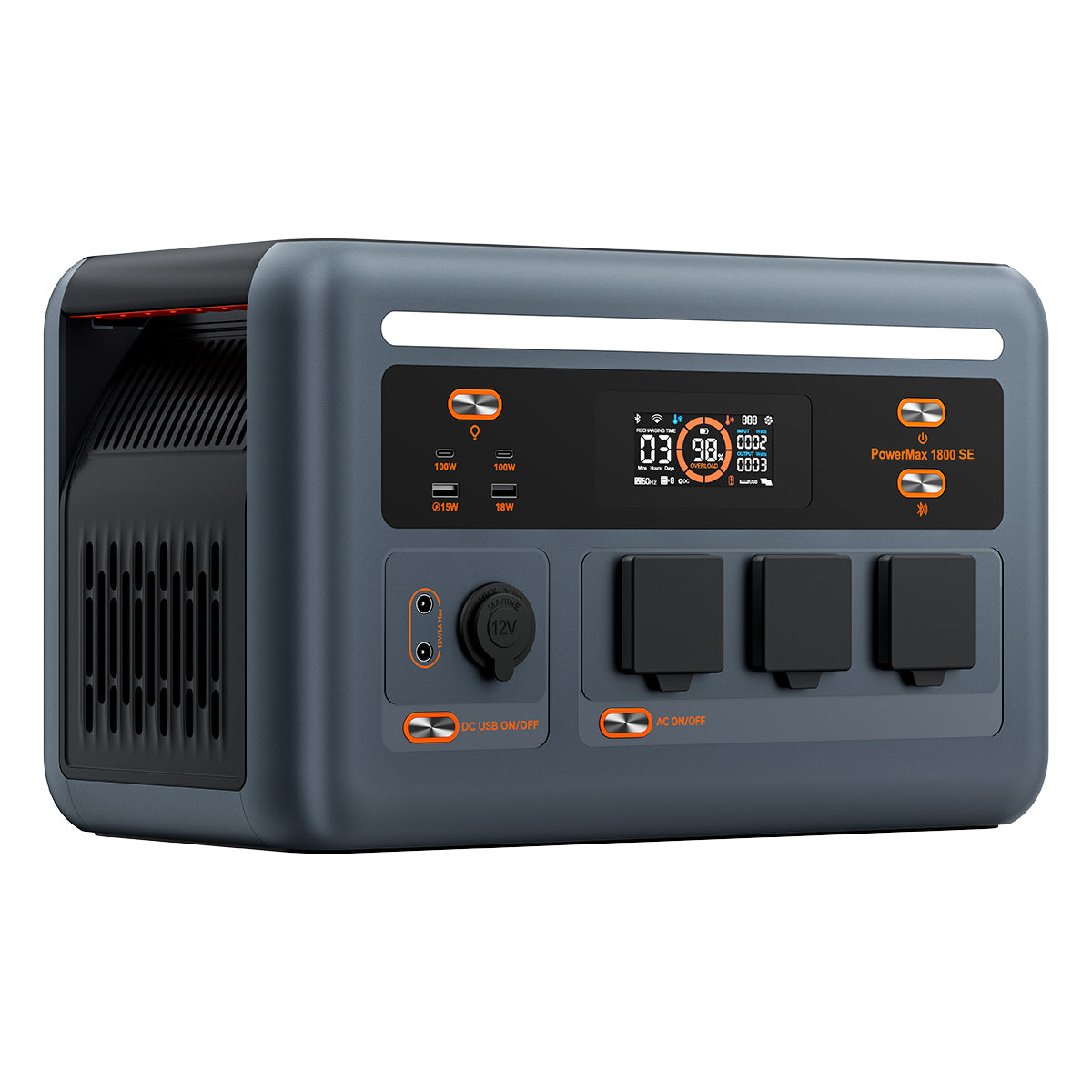 Oscal PowerMax 1800 SE 1024Wh 1800W UL94 V-0 Fireproof Certification UPS Backup Portable Power Station