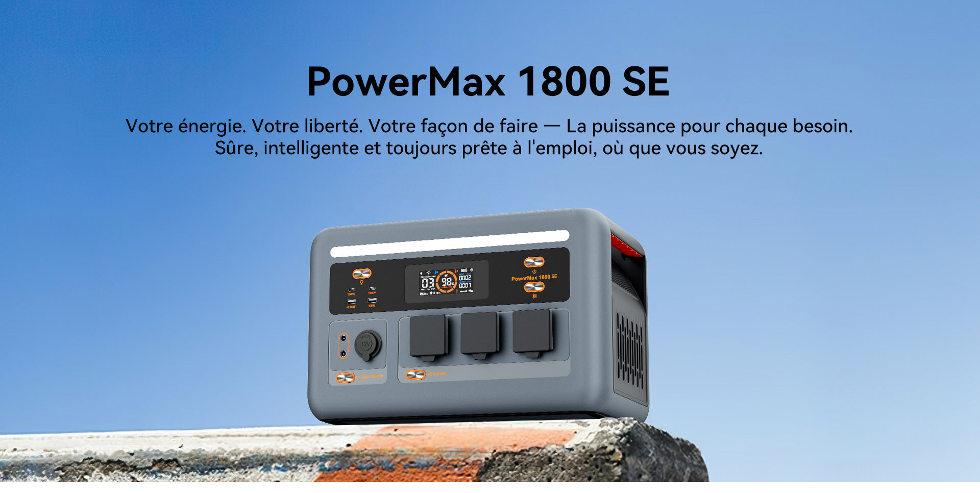 Station d'alimentation portable Oscal PowerMax 1800 SE