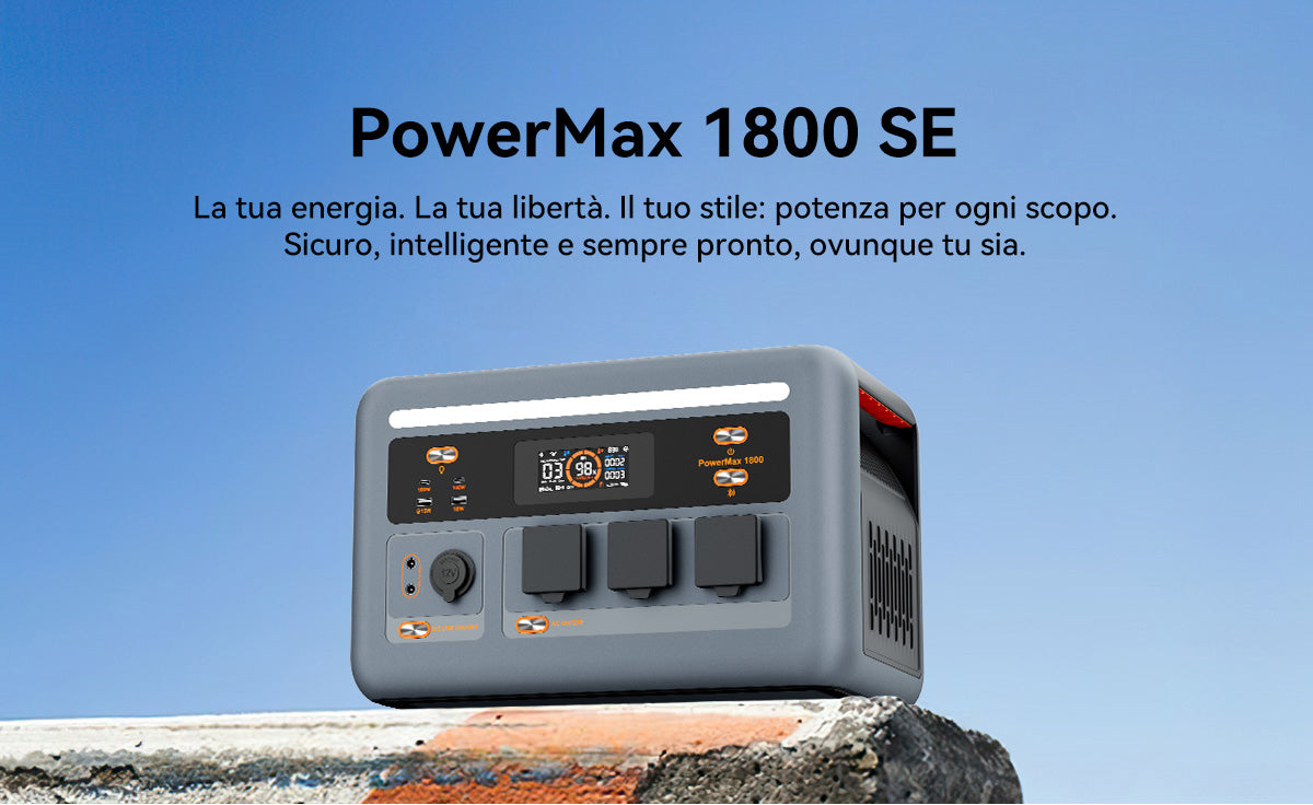 Stazione di alimentazione portatile Oscal PowerMax 1800 SE