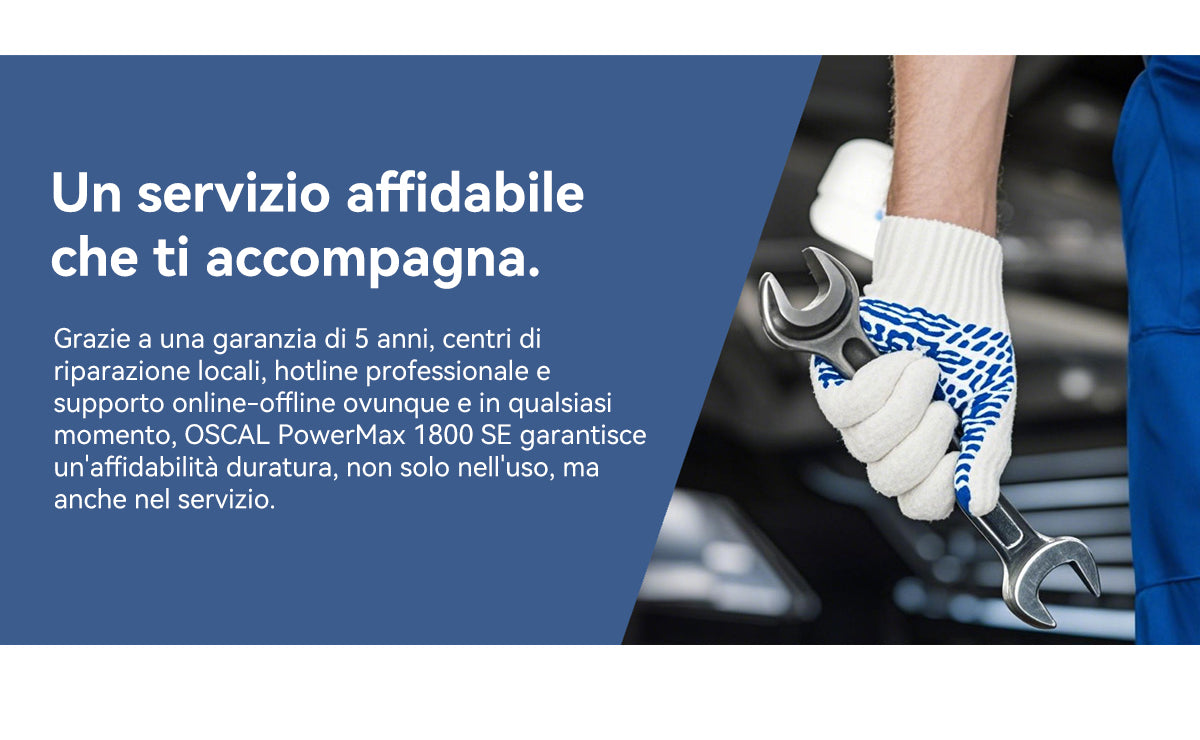 Stazione di alimentazione portatile Oscal PowerMax 1800 SE