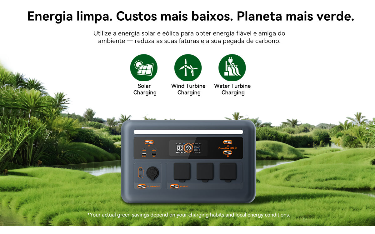 Estação de Energia Portátil Oscal PowerMax 1800 SE