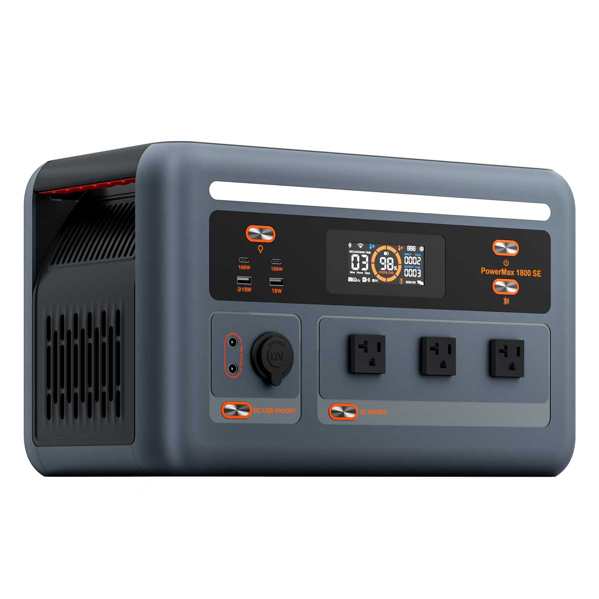 Oscal PowerMax 1800 SE 1024Wh 1800W UL94 V-0 Fireproof Certification UPS Backup Portable Power Station