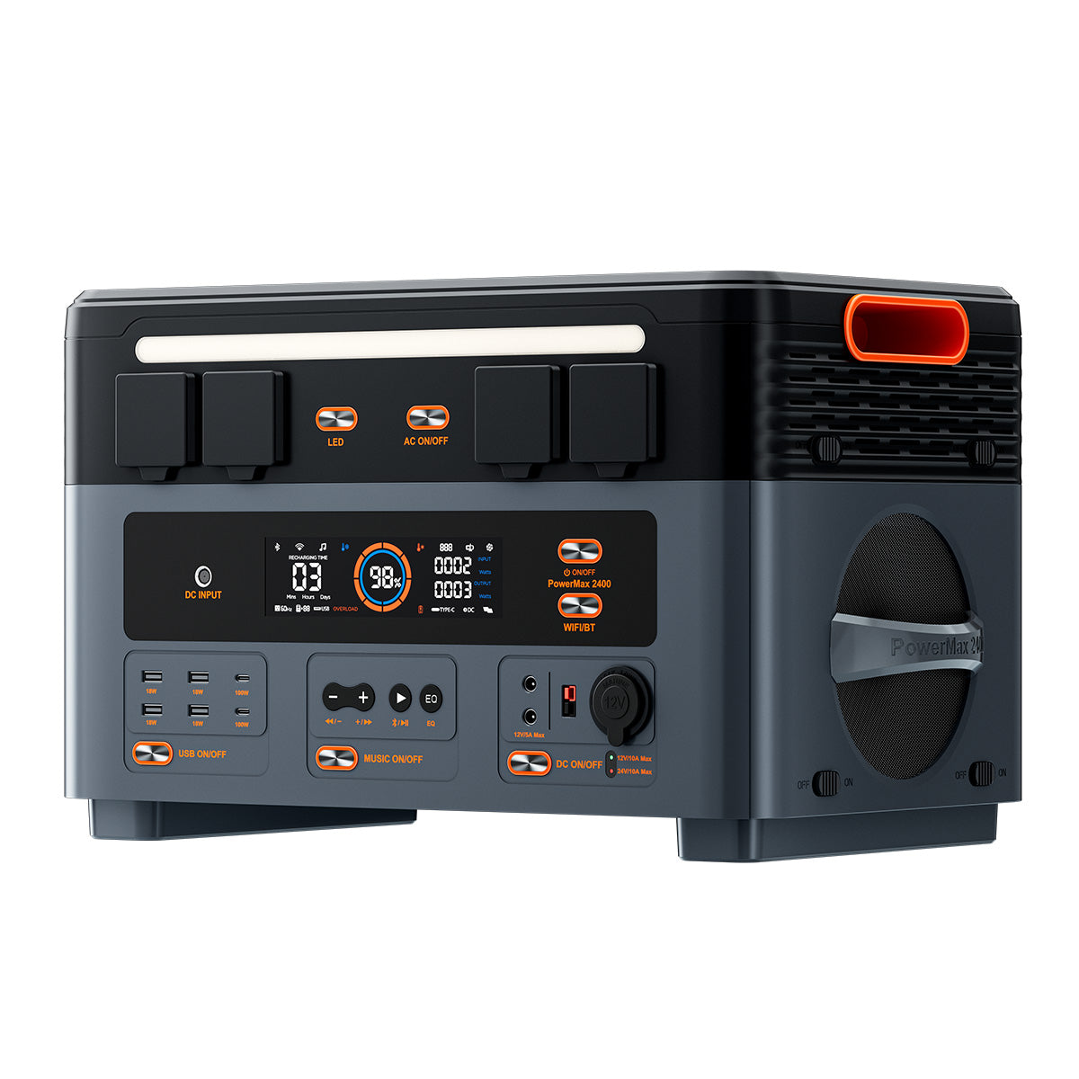 Blackview Oscal PowerMax 2400 Cableless Stacking Detachable Modular Portable Power Station