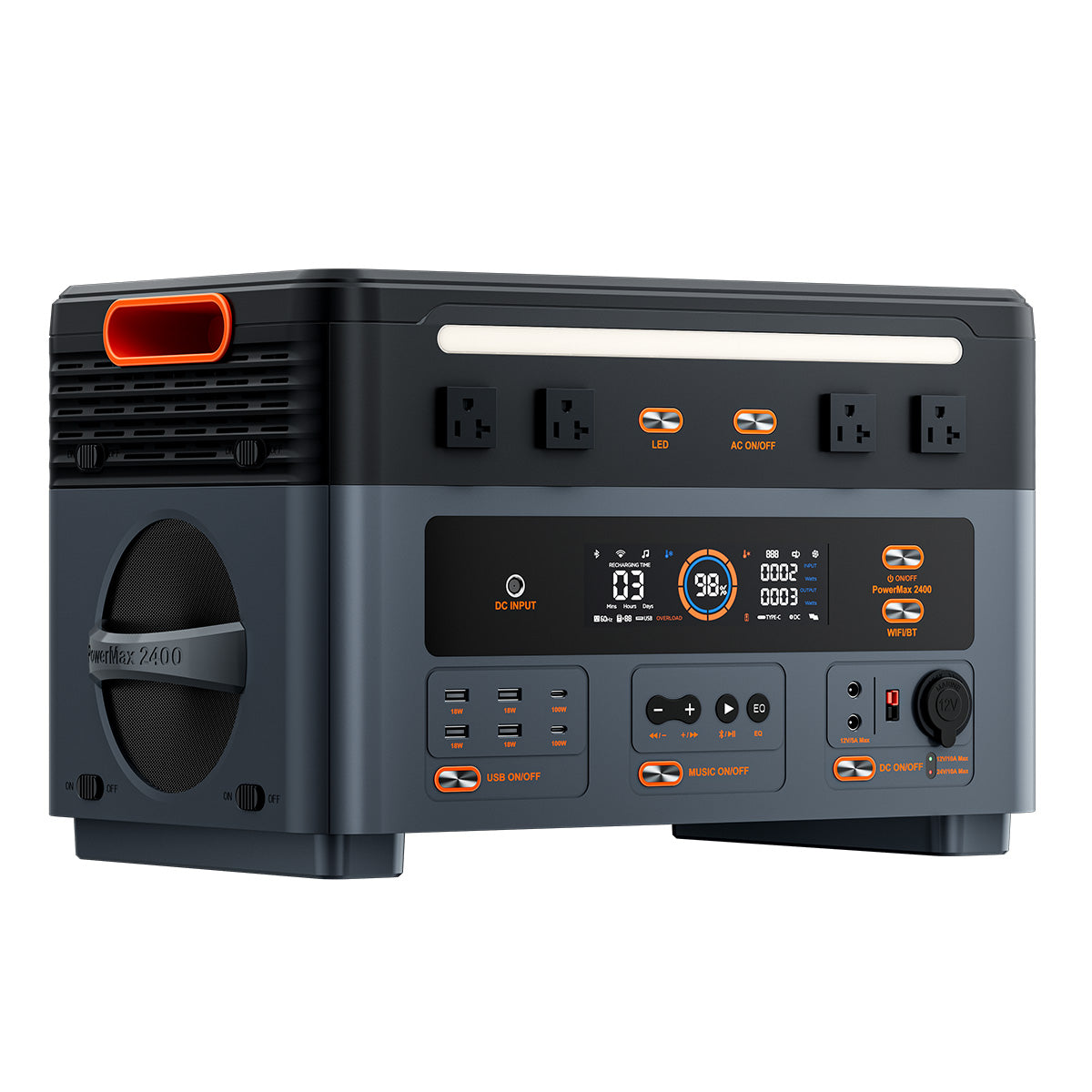Blackview Oscal PowerMax 2400 Cableless Stacking Detachable Modular Portable Power Station