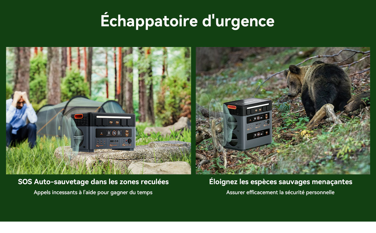 Station d'alimentation portable modulaire détachable empilable sans câble Blackview Oscal PowerMax 2400