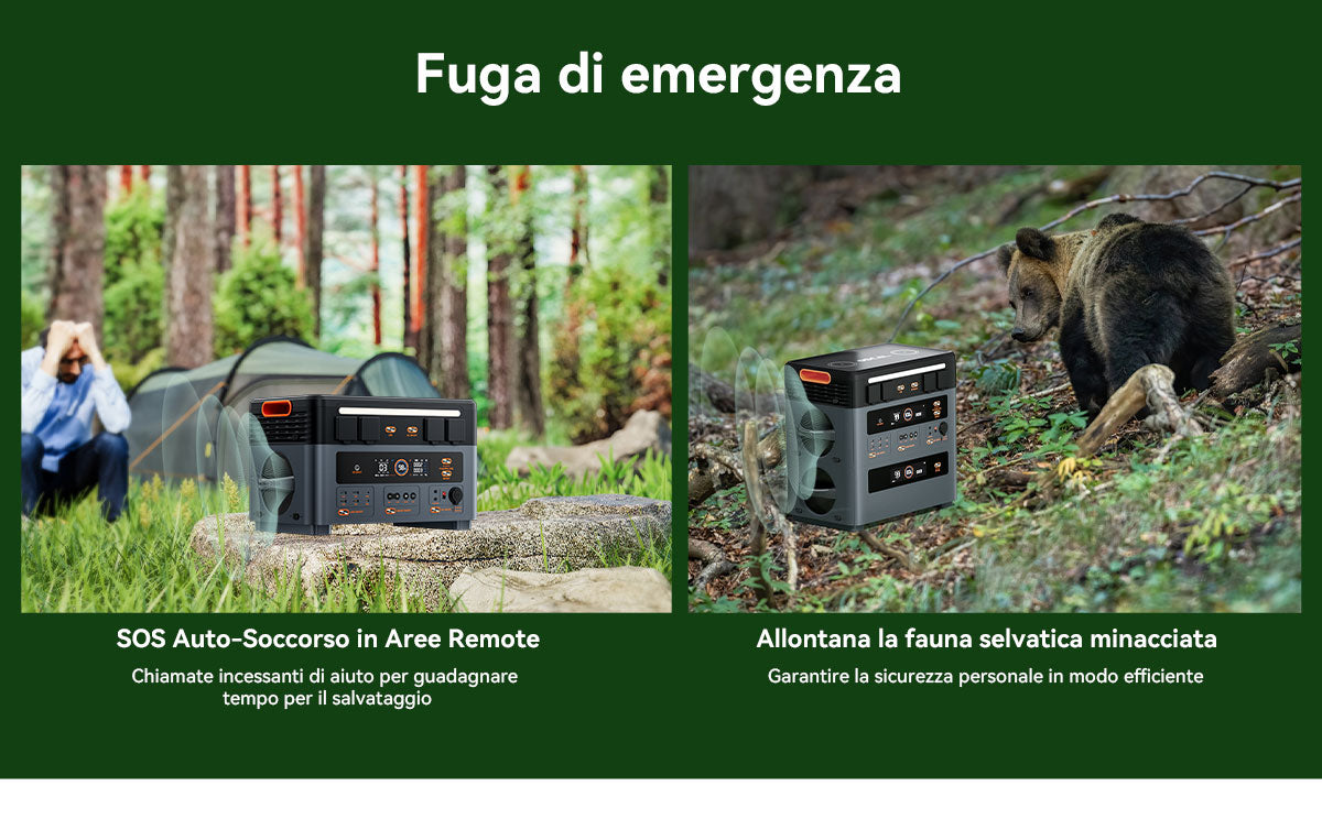 Blackview Oscal PowerMax 2400 Stazione di Alimentazione Portatile Modulare Staccabile Senza Cavi