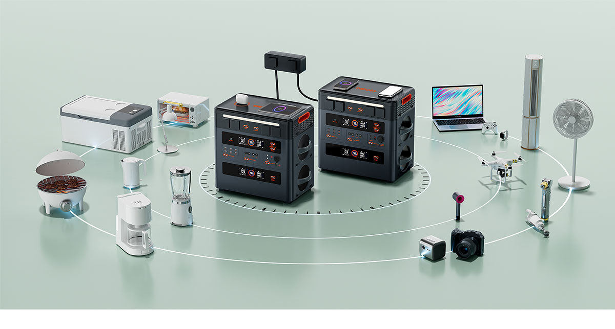 Blackview Oscal PowerMax 2400 Stazione di Alimentazione Portatile Modulare Staccabile Senza Cavi