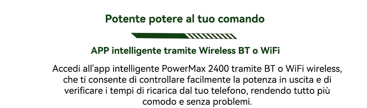 Blackview Oscal PowerMax 2400 Stazione di Alimentazione Portatile Modulare Staccabile Senza Cavi