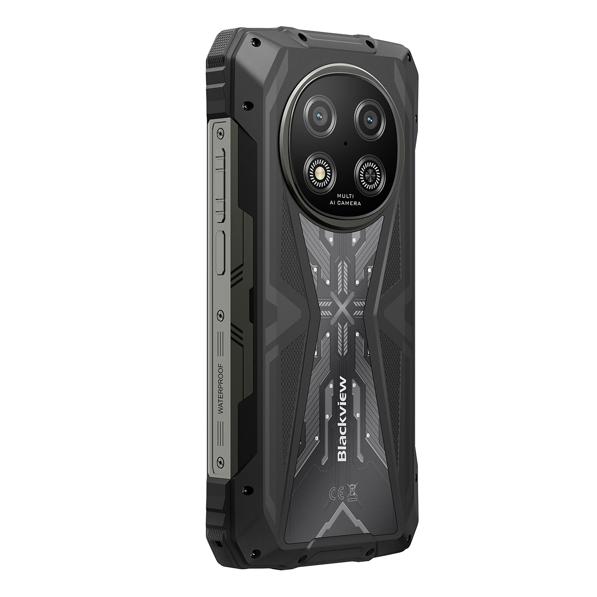 Blackview ROCK 2 Pantalla de 6.67 pulgadas 120Hz UNISOC T8100 5G 6nm Octa-core 15000mAh Cámara AI 16MP+13MP Teléfono resistente 5G