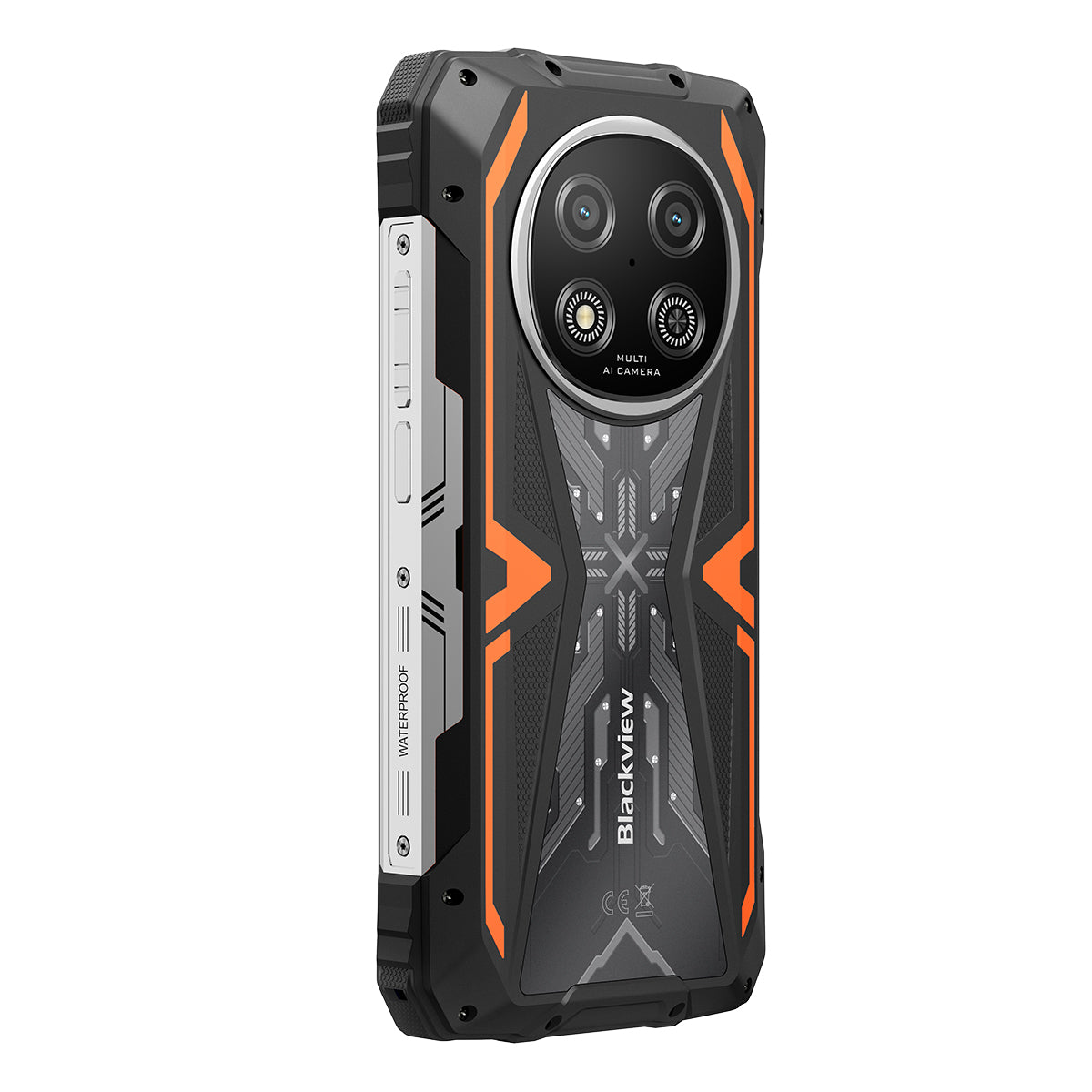Blackview ROCK 2 Pantalla de 6.67 pulgadas 120Hz UNISOC T8100 5G 6nm Octa-core 15000mAh Cámara AI 16MP+13MP Teléfono resistente 5G