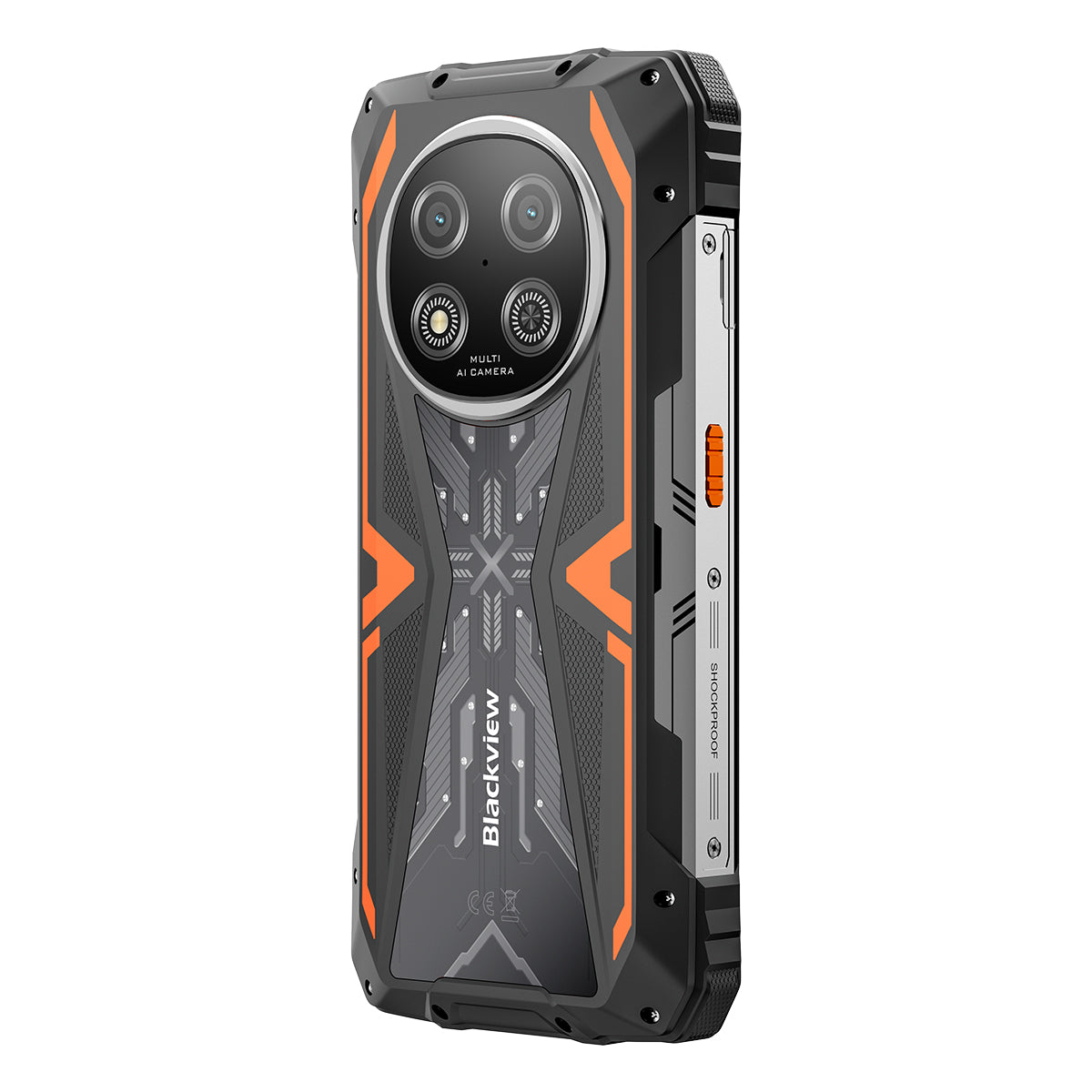 Blackview ROCK 2 Pantalla de 6.67 pulgadas 120Hz UNISOC T8100 5G 6nm Octa-core 15000mAh Cámara AI 16MP+13MP Teléfono resistente 5G
