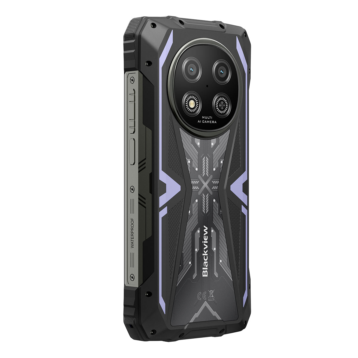 Blackview ROCK 2 Pantalla de 6.67 pulgadas 120Hz UNISOC T8100 5G 6nm Octa-core 15000mAh Cámara AI 16MP+13MP Teléfono resistente 5G