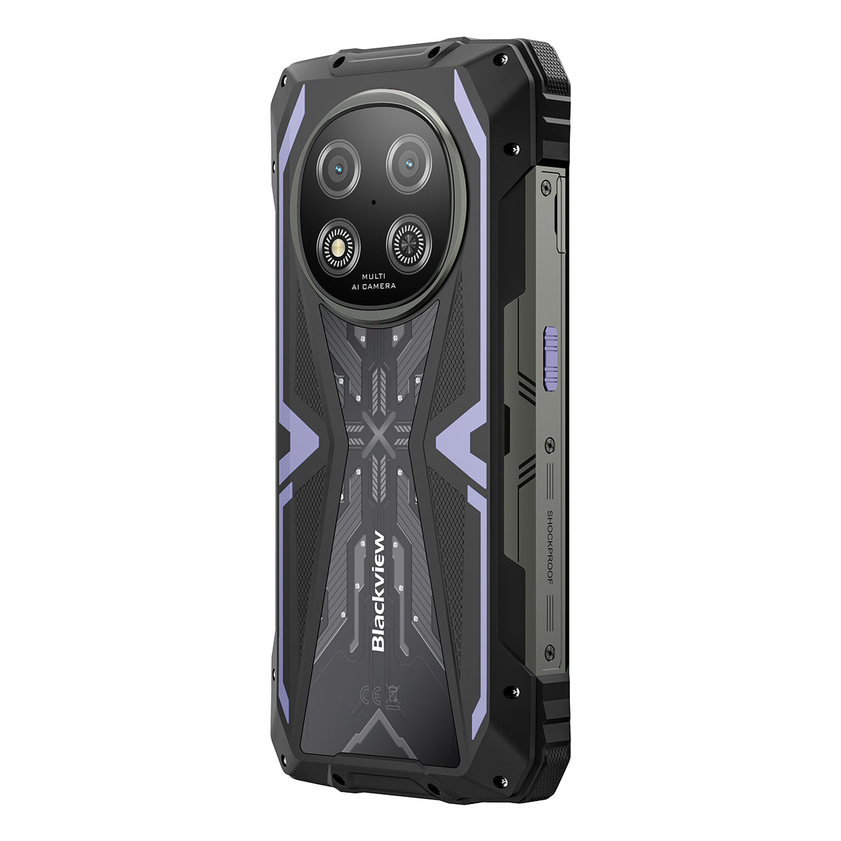 Blackview ROCK 2 Pantalla de 6.67 pulgadas 120Hz UNISOC T8100 5G 6nm Octa-core 15000mAh Cámara AI 16MP+13MP Teléfono resistente 5G