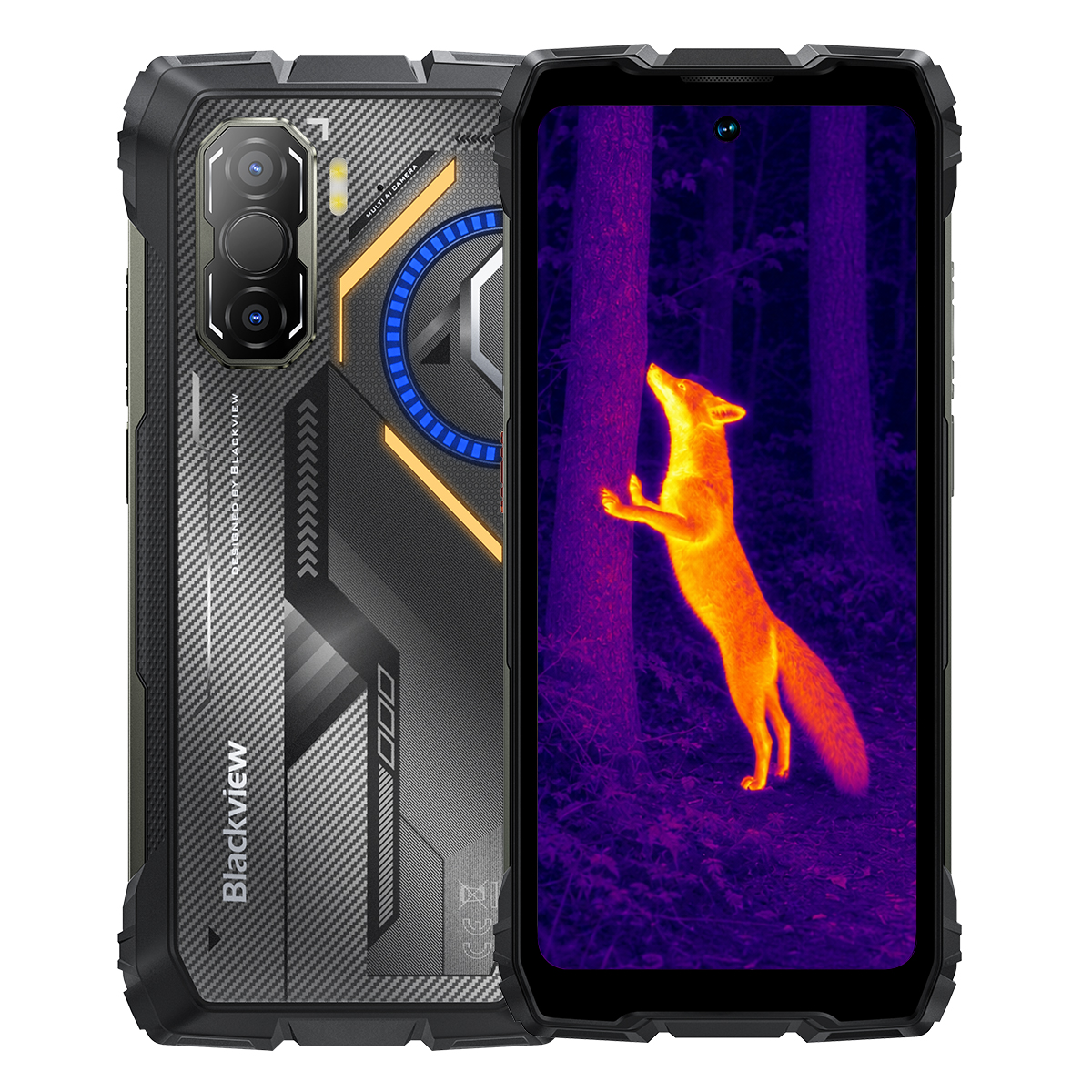 Blackview ROCK 3 Termisk avbildning 4G robust telefon med 6,78" 120Hz skjerm 108MP kamera og 400LM lommelykt