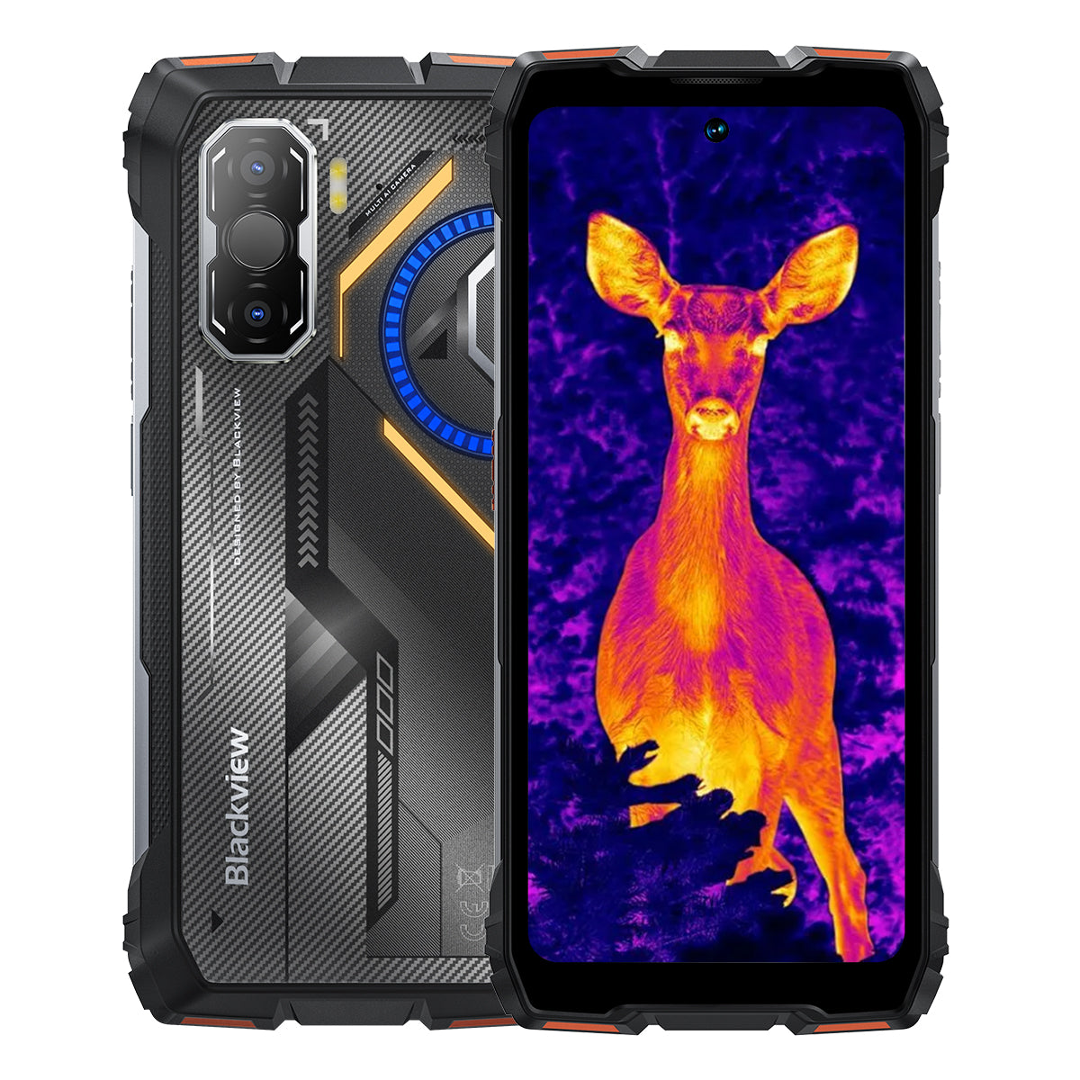 Blackview ROCK 3 Telefon robust cu imagistică termică 4G, ecran de 6,78" 120Hz, cameră de 108MP și lanternă de 400LM