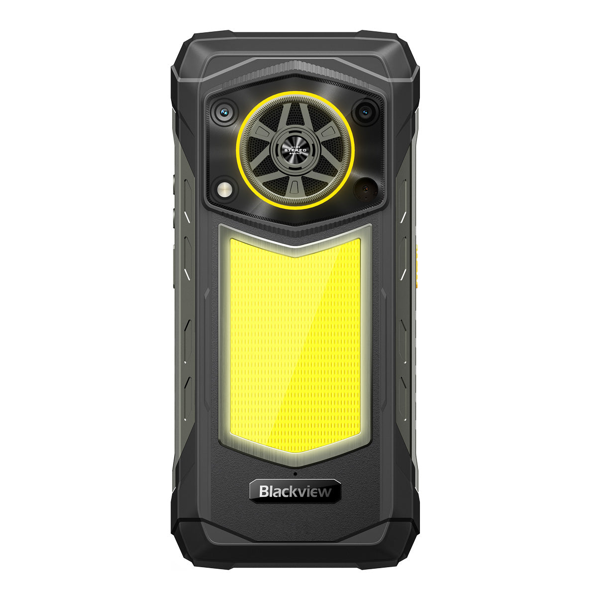 Blackview ROCK 5 Haut-parleur stéréo Hi-Fi Lampe de camping Téléphone robuste 4G avec écran 6,78 pouces 2,4K 120Hz Appareil photo 108MP et batterie 20 000mAh