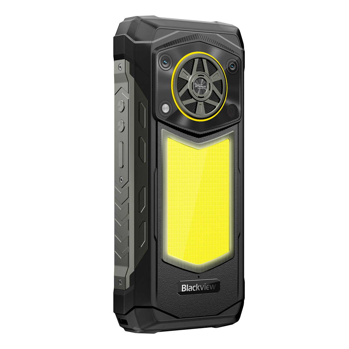 Blackview ROCK 5 Haut-parleur stéréo Hi-Fi Lampe de camping Téléphone robuste 4G avec écran 6,78 pouces 2,4K 120Hz Appareil photo 108MP et batterie 20 000mAh