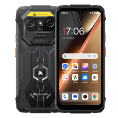 Blackview ROCK 1 Pro Professzionális 2D vonalkódolvasó 4G strapabíró telefon 6,56 hüvelykes 90 Hz-es kijelzővel, 15000 mAh akkumulátorral és éjjellátó kamerával