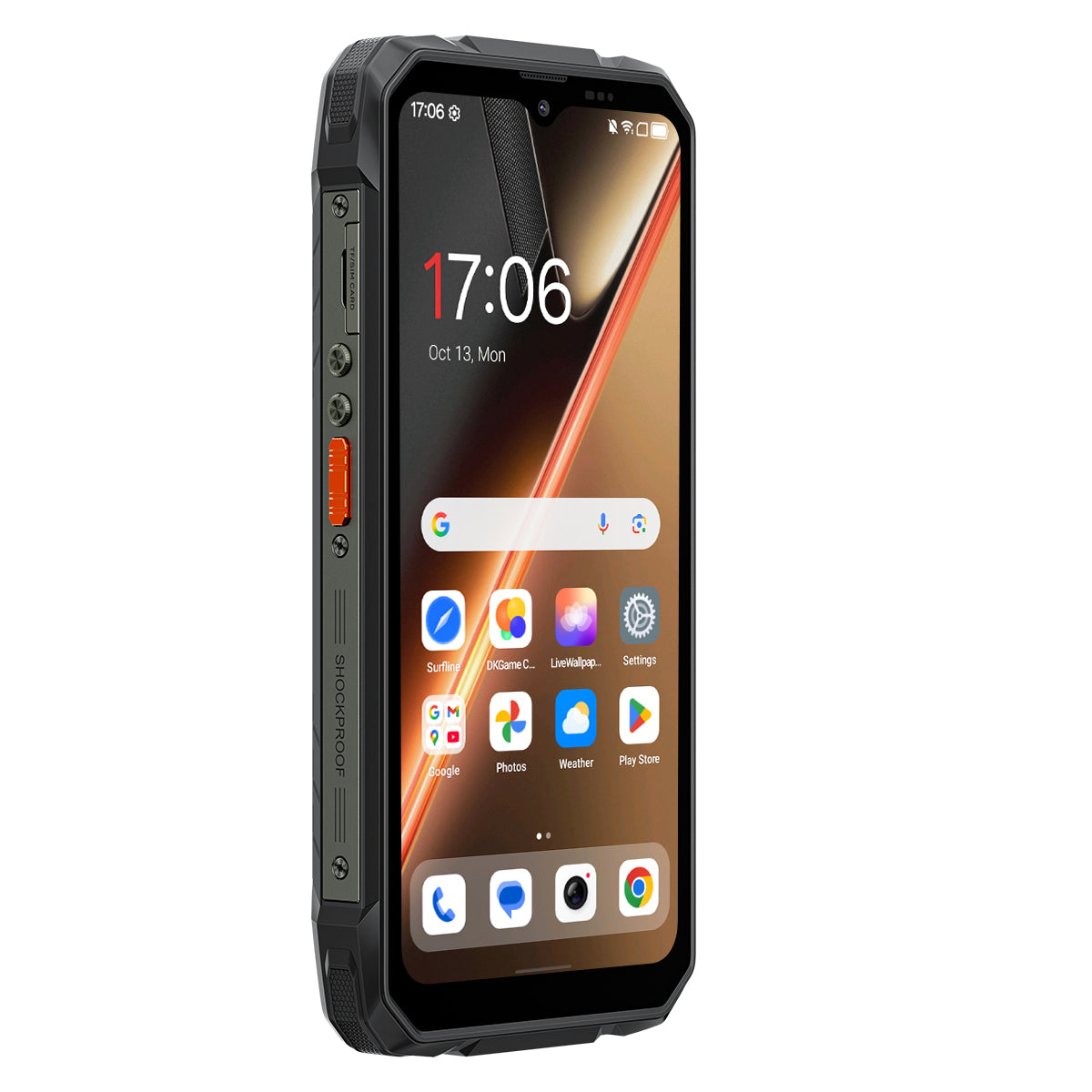 Blackview ROCK 1 Pro Profesionální 2D čtečka čárových kódů Odolný 4G mobilní telefon s 6,56palcovým displejem 90Hz, baterií 15000mAh a noční kamerou