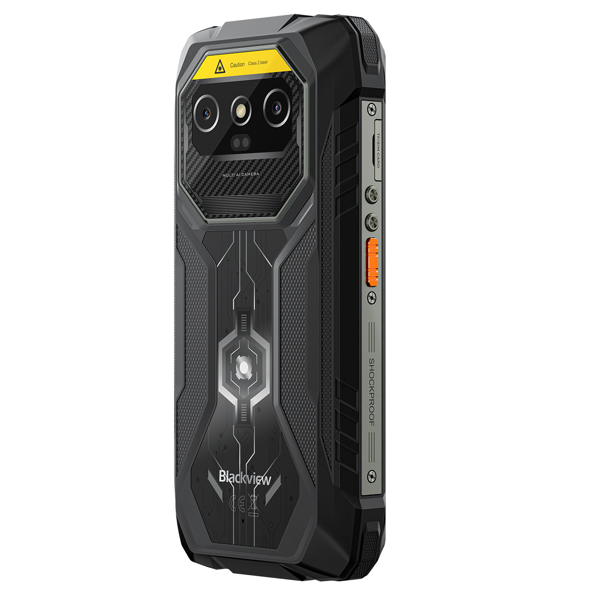 Blackview ROCK 1 Pro Profesionální 2D čtečka čárových kódů Odolný 4G mobilní telefon s 6,56palcovým displejem 90Hz, baterií 15000mAh a noční kamerou