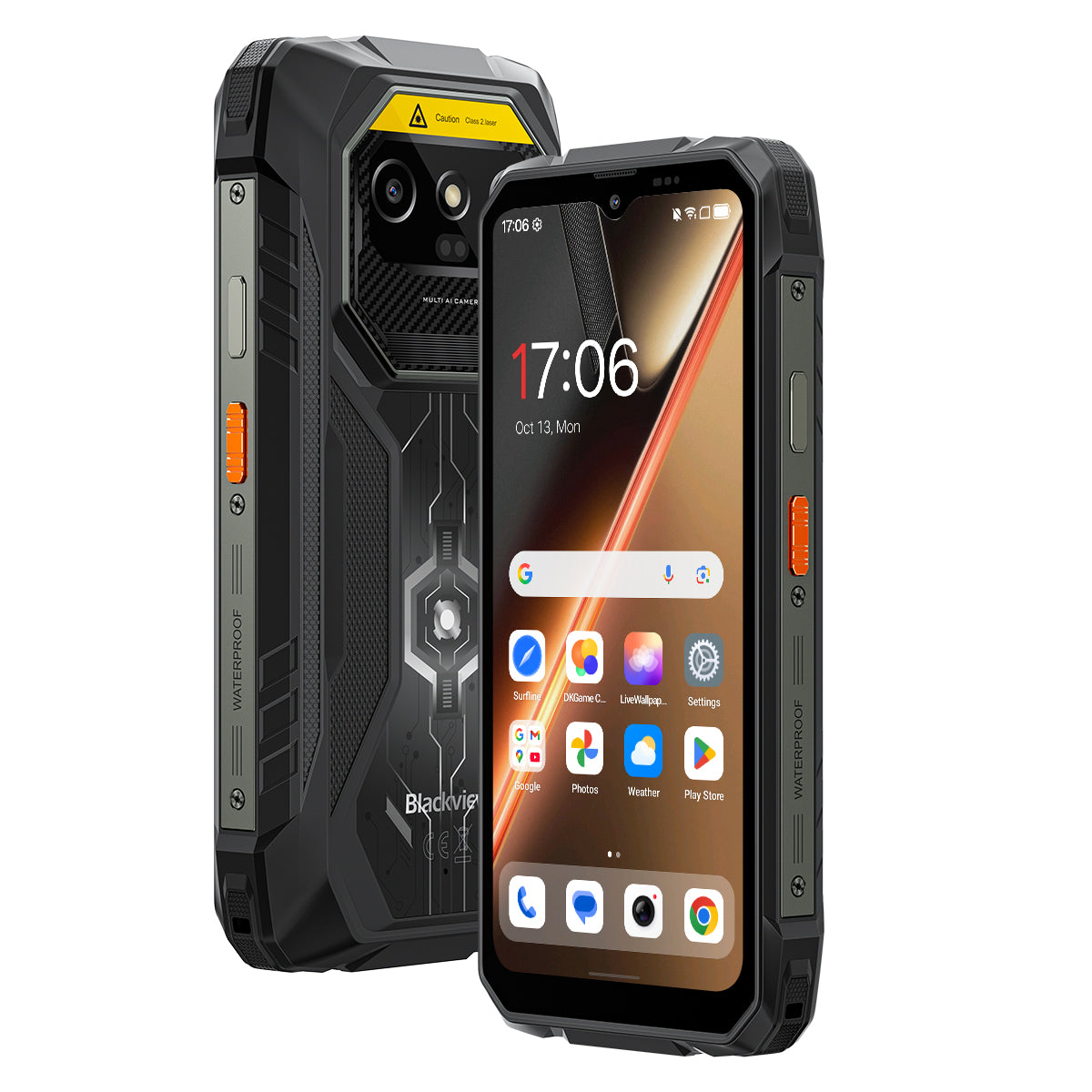 Blackview ROCK 1 Pro Profesionální 2D čtečka čárových kódů Odolný 4G mobilní telefon s 6,56palcovým displejem 90Hz, baterií 15000mAh a noční kamerou