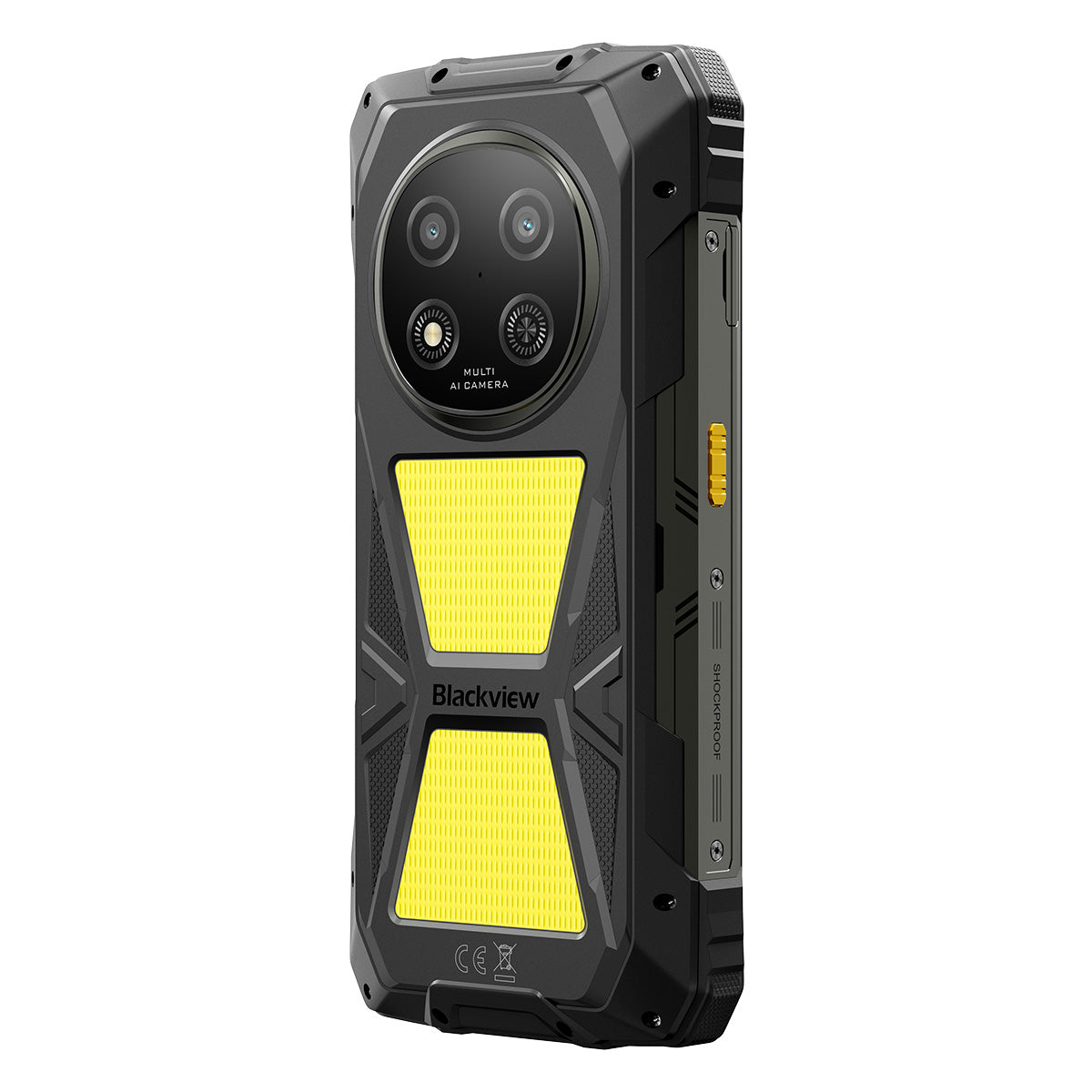 Blackview ROCK 2 Pro Telefono Robusto 5G con Schermo da 6,67 pollici 120Hz, Luce da Campeggio 400LM, Batteria 15000mAh
