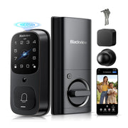 Blackview SE80 3-in-1 Video Smart Lock 3.5K Door Camera+Doorbell+Fingerprint Unlock WIFI Connection & 10000mAh Rechargeable Battery