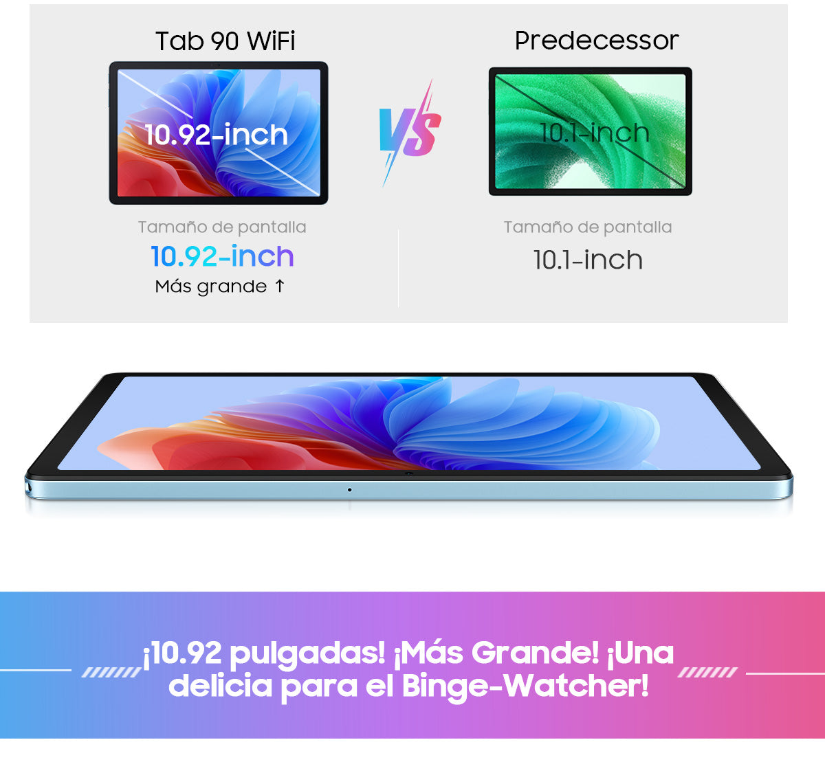 Blackview Tab 90 WiFi Tableta PC Android de 10.92 pulgadas