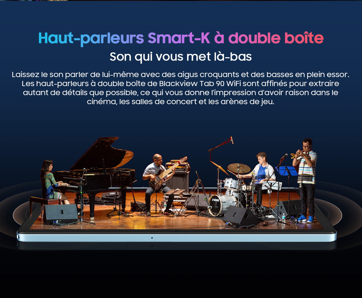 Tablette PC Android Blackview Tab 90 WiFi de 10,92 pouces