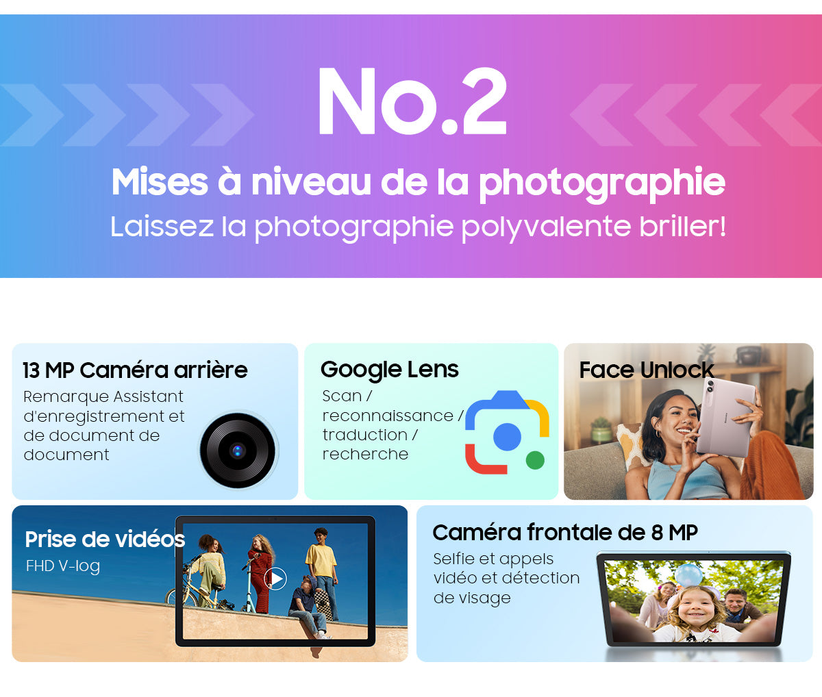 Tablette PC Android Blackview Tab 90 WiFi de 10,92 pouces