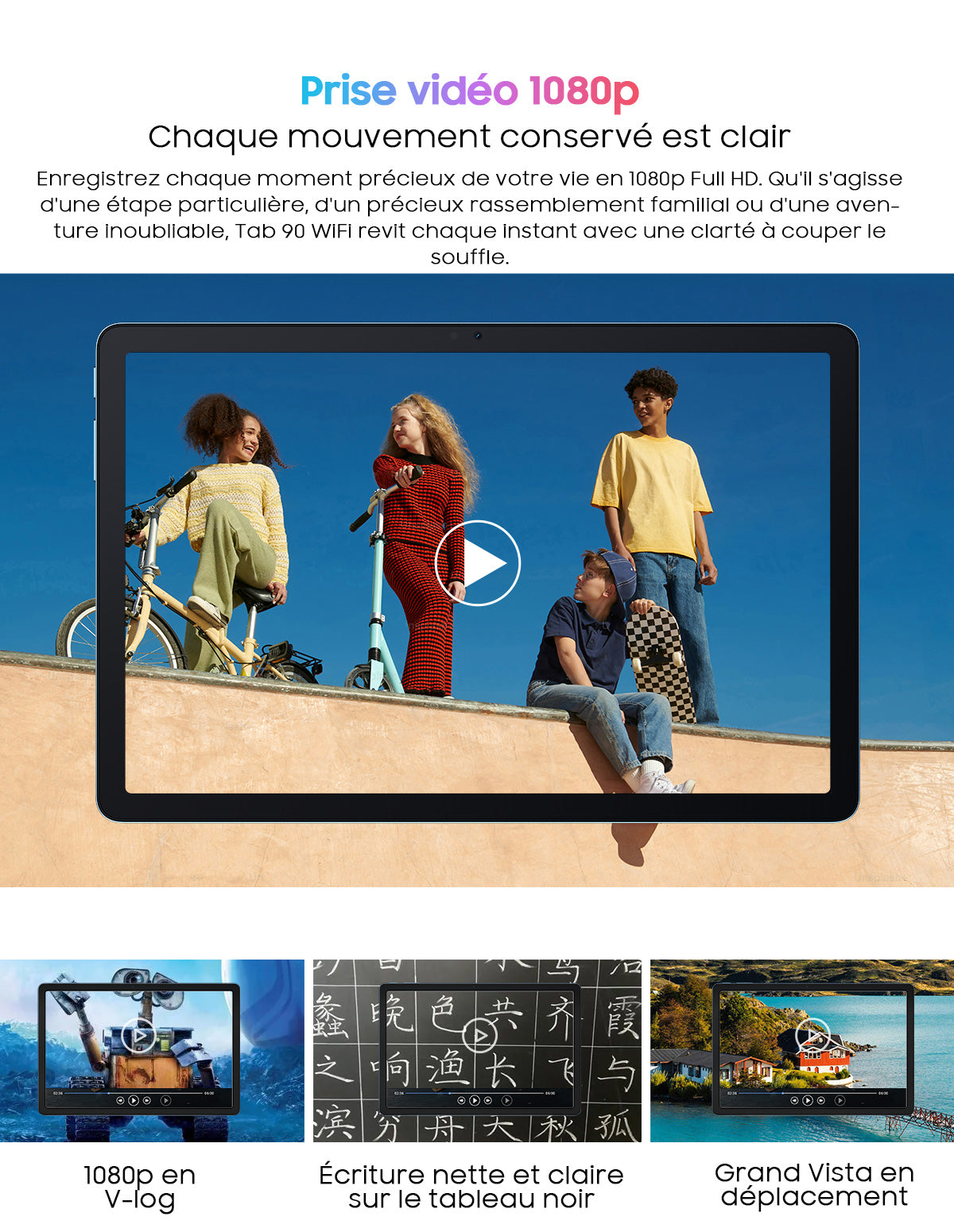 Tablette PC Android Blackview Tab 90 WiFi de 10,92 pouces