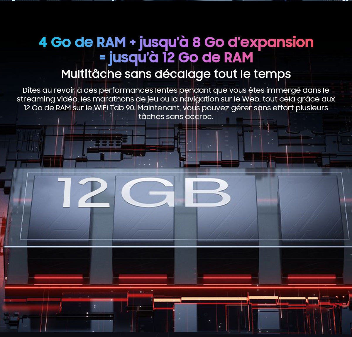 Tablette PC Android Blackview Tab 90 WiFi de 10,92 pouces