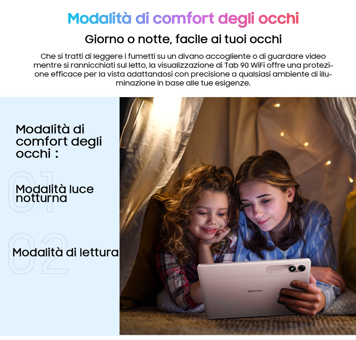 Blackview Tab 90 WiFi Tablet PC Android da 10,92 pollici