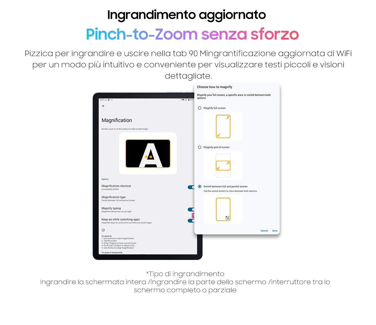 Blackview Tab 90 WiFi Tablet PC Android da 10,92 pollici