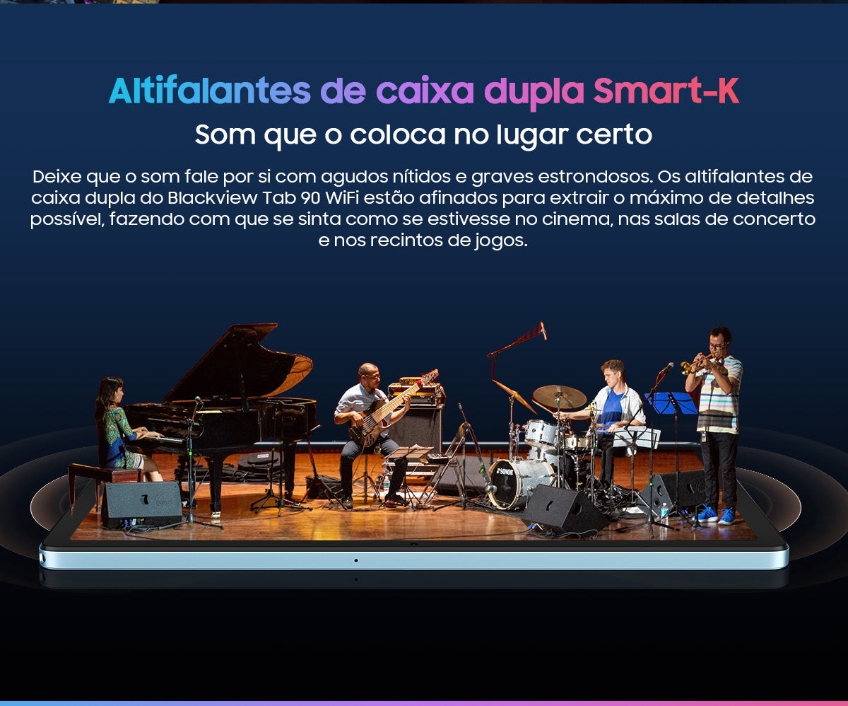 Blackview Tab 90 WiFi Tablet PC Android de 10,92 polegadas