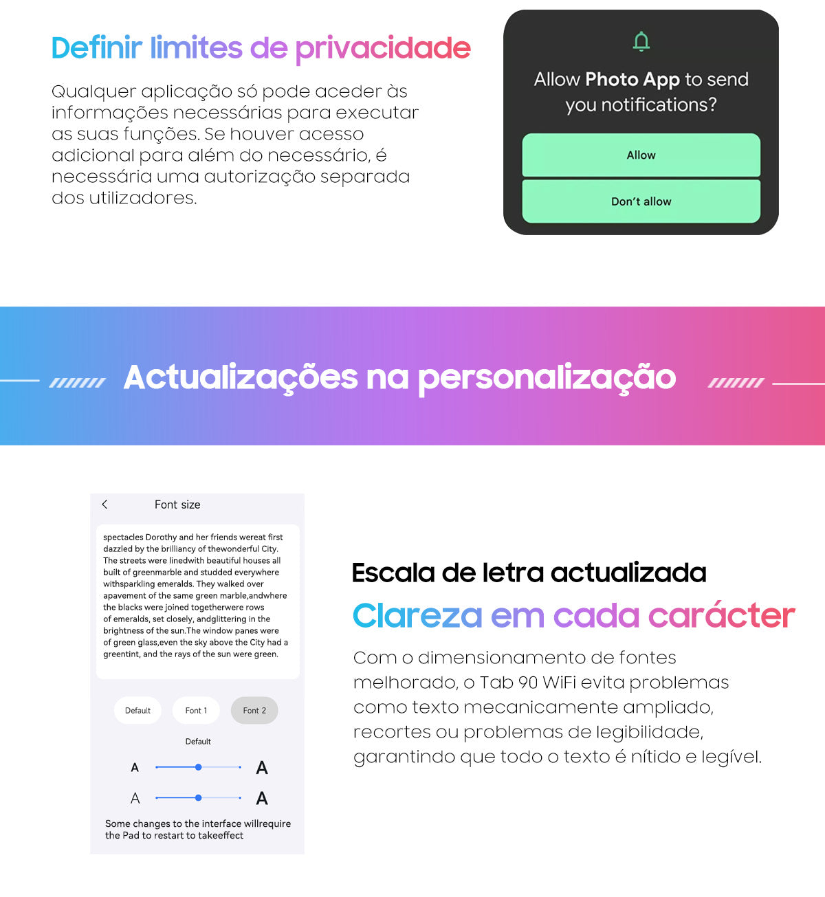 Blackview Tab 90 WiFi Tablet PC Android de 10,92 polegadas