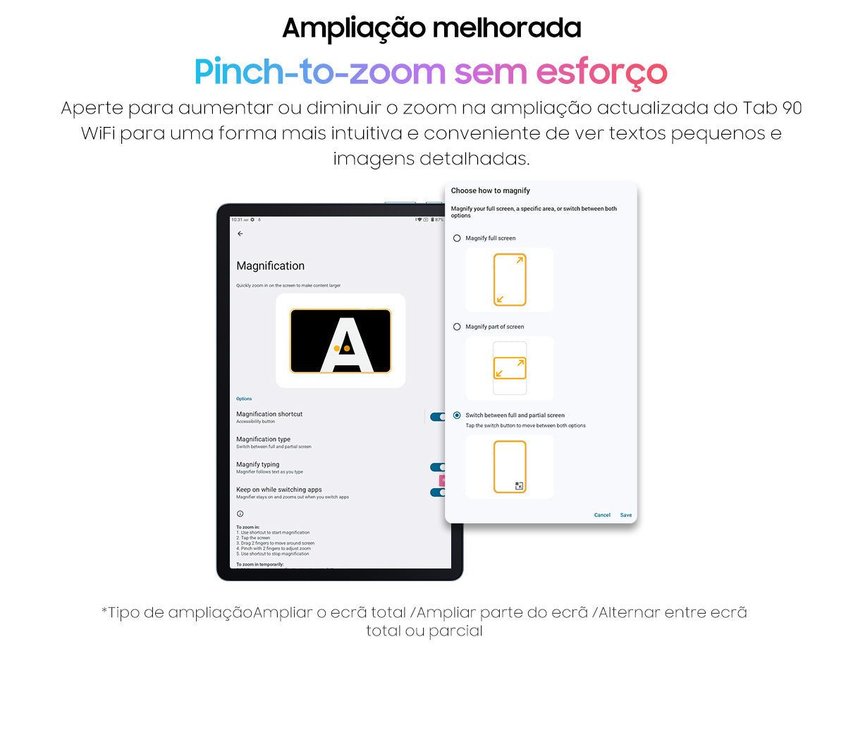 Blackview Tab 90 WiFi Tablet PC Android de 10,92 polegadas