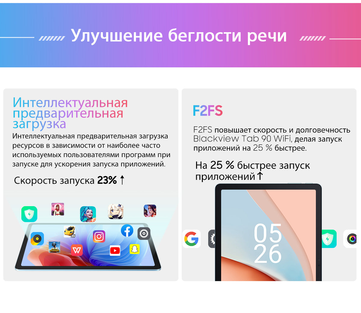 Планшет Blackview Tab 90 WiFi с экраном 10.92 дюйма на Android