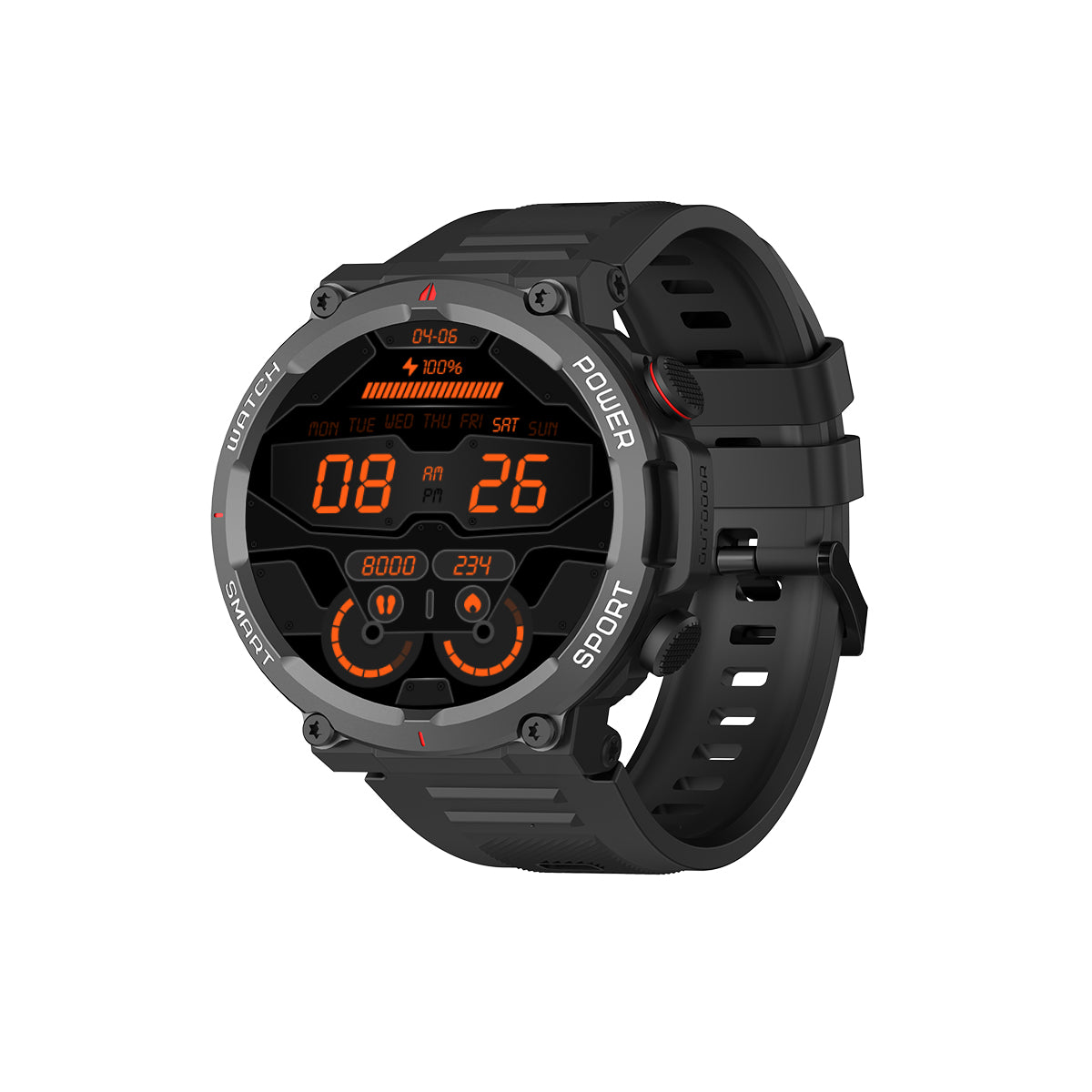 Blackview W50 vodotěsné chytré hodinky na sport a cvičení, stylové, do 10 metrů