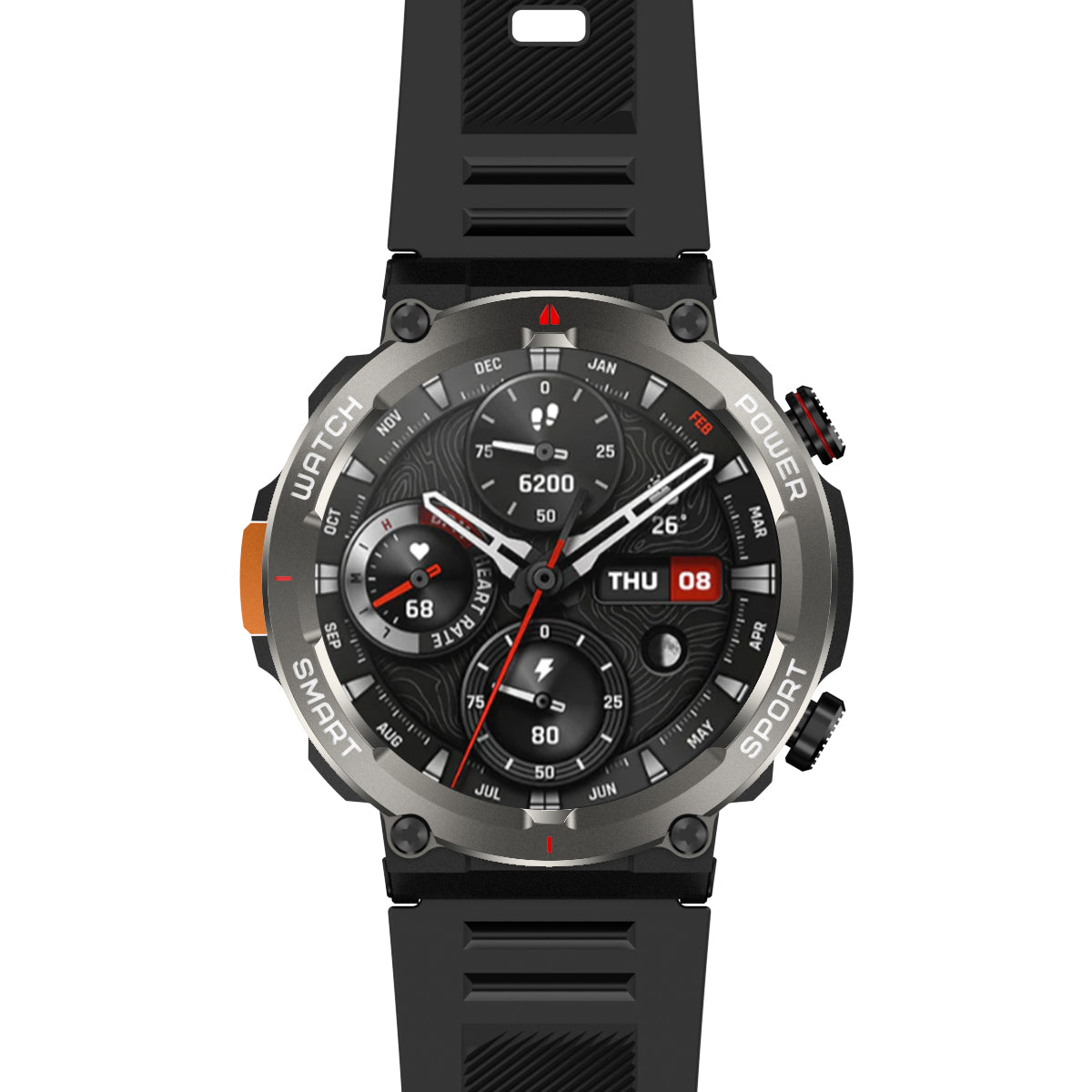 Blackview W50 Pro 1.45" IP68 Waterproof LED Flashlight Rugged Smart Watch